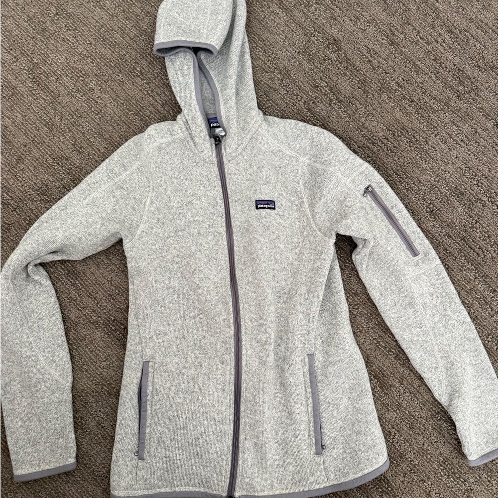 Patagonia Light Gray Knit Jacket